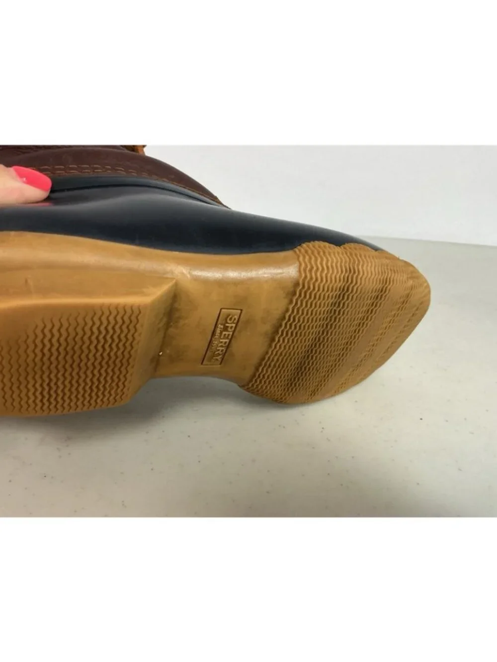 Sperry Leather Ankle Boots Waterproof Womens 7